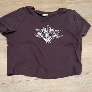 garage cropped shirt